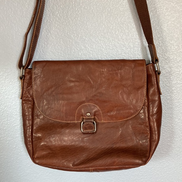 JACK GEORGES VOYAGER Handbag. 💯 buffalo leather. - Picture 2 of 14